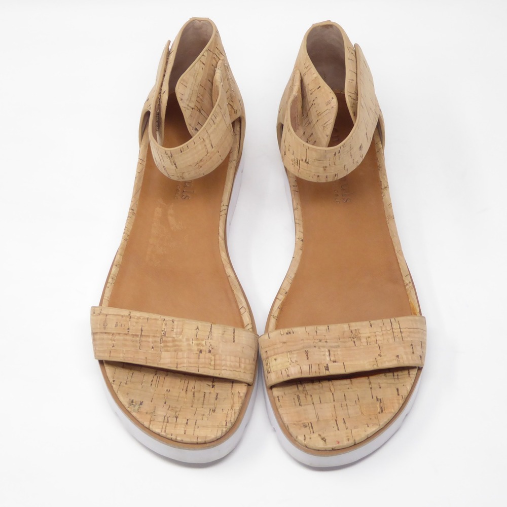 Gentle Souls Women Sandals Tan Cork Lavern Easy Strap 10 - Picture 3 of 9
